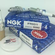 شمع سوزنی ایریدیوم لیزری پایه کوتاه NGK IFR5G11 95992(یک عدد)