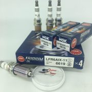 شمع سوزنی ایریدیوم آی ایکس پایه بلند NGK LFR6AIX-11 6619 یک بسته (4 عدد)